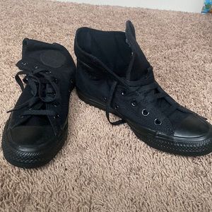 All black converse